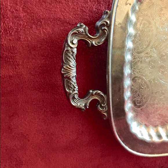 Vtg Silver Footed Swim Trophy Tray Memphis Plated - Picture 5 of 16